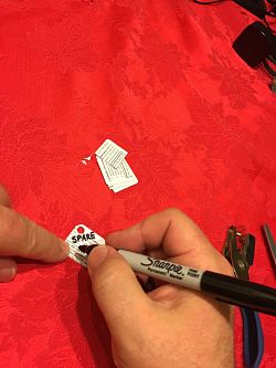 image of writing on the tag